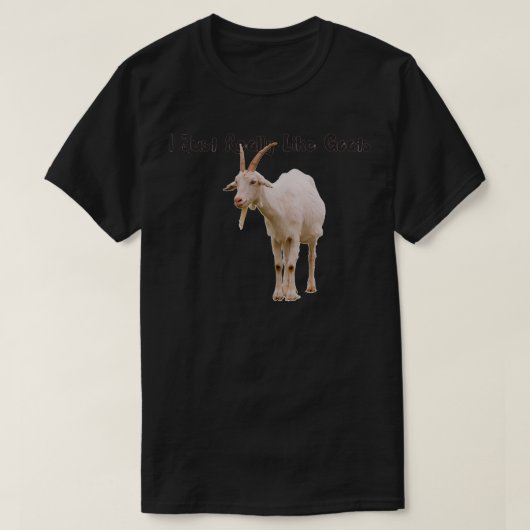 Ik hou echt van geiten t-shirt (Design voorkant)