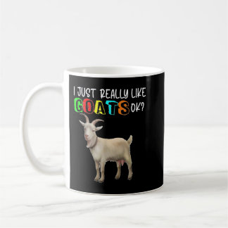 Ik hou echt van geitenliefhebbers. koffiemok