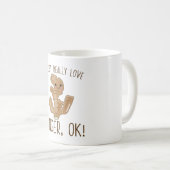 Ik hou echt van Ginger. Kawaii Ginger Koffiemok (Voorkant rechts)