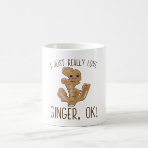 Ik hou echt van Ginger. Kawaii Ginger Koffiemok