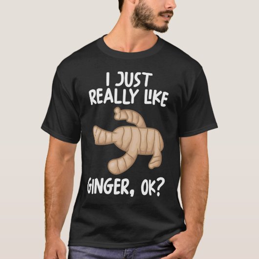 Ik hou echt van Ginger. T-shirt (Voorkant)