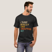Ik hou echt van Giraffes OK Giraffe T-shirt (Voorkant volledig)