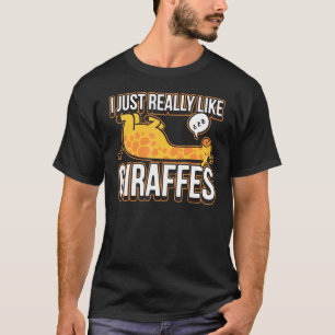Ik hou echt van Giraffes T-shirt