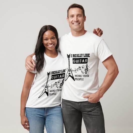 Ik hou echt van gitaren t-shirt (Unisex)