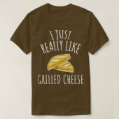 Ik hou echt van grilled-kaas t-shirt (Design voorkant)