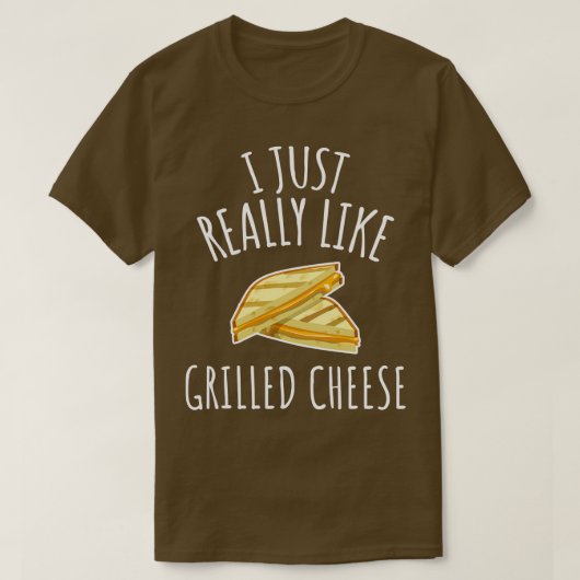 Ik hou echt van grilled-kaas t-shirt (Design voorkant)