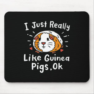 Ik hou echt van Guinee-Guinea Pig Kawaii Muismat