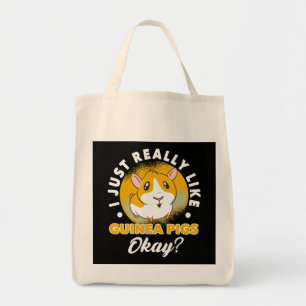Ik hou echt van Guinee Pigs Cavy Roddent Tote Bag