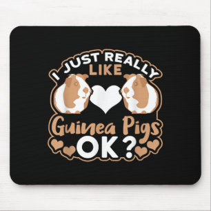 Ik hou echt van Guinee Pigs. Muismat