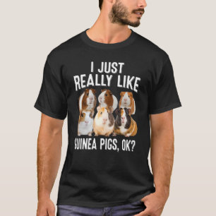 Ik hou echt van Guinee varkens OK van Guinee. T-shirt