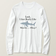 Ik hou echt van haaien, oké? Grappige haai
