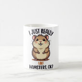 Ik hou echt van Hamsters Koffiemok (Center)