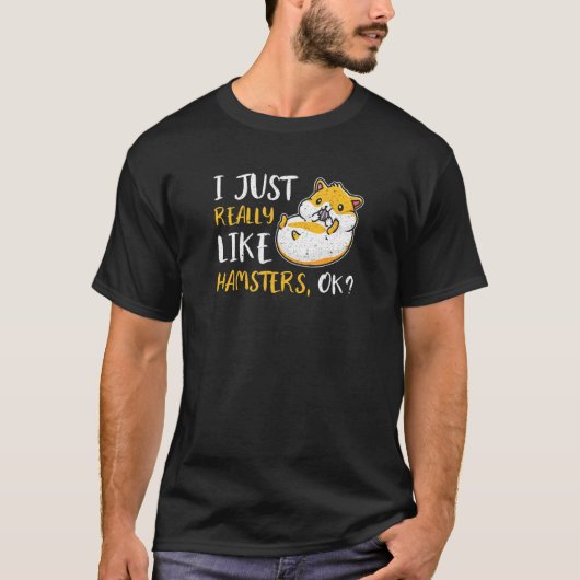 Ik hou echt van Hamsters OK T-shirt (Voorkant)
