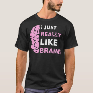 Ik hou echt van hersenschimmelneuroloog neuroloog t-shirt