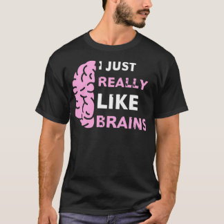 Ik hou echt van hersenschimmelneuroloog neuroloog t-shirt
