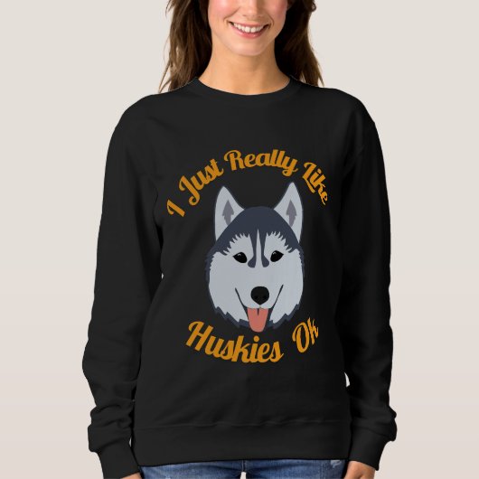 Ik hou echt van Huskies OK Trui (Voorkant)