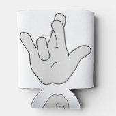 Ik hou echt van je ASL 2 ©WhiteTigerLLC.com Blikjeskoeler (Achterkant)