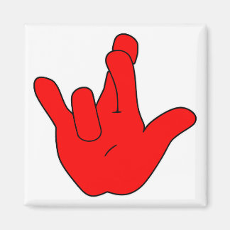 Ik hou echt van je ASL ©WhiteTigerLLC.com Magneet