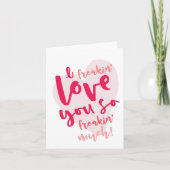 Ik hou echt van je feestdagen kaart (Voorkant)