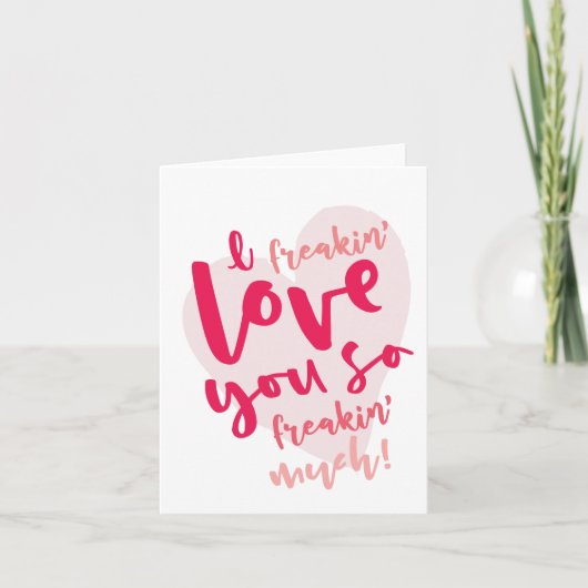 Ik hou echt van je feestdagen kaart (Voorkant)