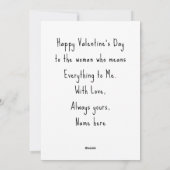 Ik hou echt van je / het Lijst van de Foto van het Feestdagenkaart (Achterkant)