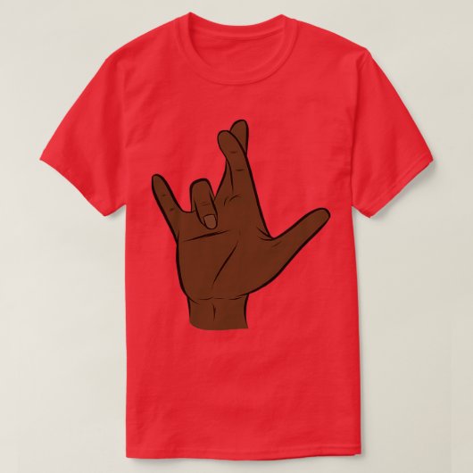 Ik hou echt van je in ASL II T-shirt (Design voorkant)