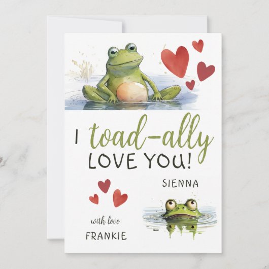 Ik hou echt van je | Leuke Valentijnsdag Feestdagenkaart (Voorkant)