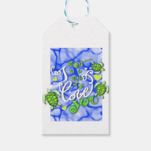 Ik hou echt van je - Valentijnsdag Cadeaulabel