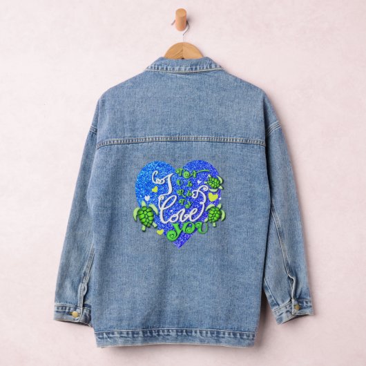 Ik hou echt van je - Valentijnsdag Denim Jacket (Hangar)