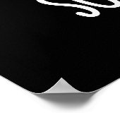 Ik hou echt van je, veel sponge pun Dark BG Poster (Hoek)