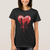 Ik hou echt van jou – Smeltend hart T-shirt (Voorkant)