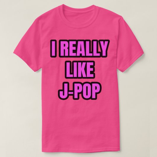 Ik hou echt van JPop T-shirt (Design voorkant)