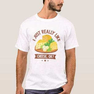 Ik hou echt van kaas OK T-shirt