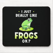 Ik hou echt van kikkers muismat (Voorkant)