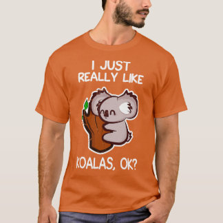 Ik hou echt van koala's t-shirt