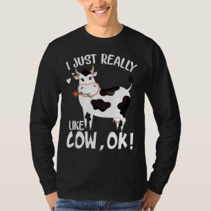 Ik hou echt van Koe voor Boerderij T-shirt