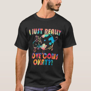 Ik Hou Echt Van Koeien Boerderij Boer Schilderij T-shirt