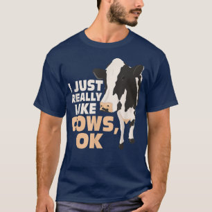 Ik hou echt van Koeien, oké Boerderijen dierentuin T-shirt