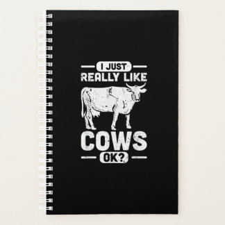 Ik hou echt van koeien. planner