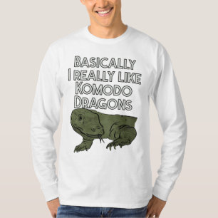Ik hou echt van Komodo Dragons Funny  T-shirt