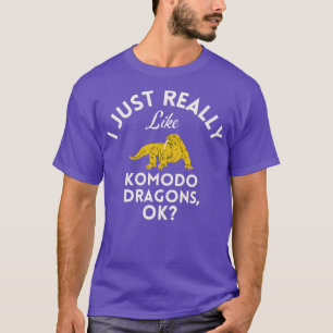 Ik hou echt van Komodo Dragons. T-shirt
