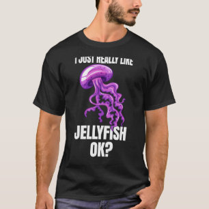 Ik hou echt van kwallen. t-shirt