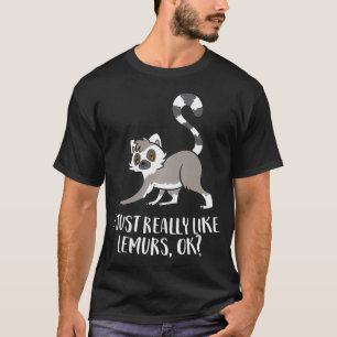 Ik hou echt van Lemurs. T-shirt