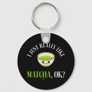 Ik hou echt van Matcha. Funny Tea Lover Sleutelhanger