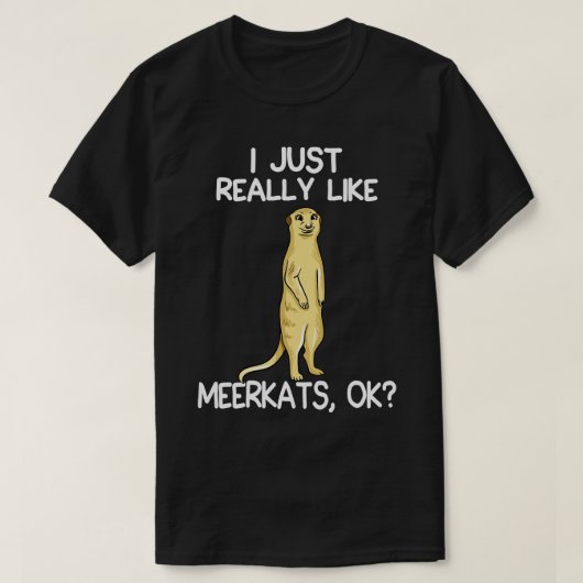 Ik hou echt van Meerkats T-shirt (Design voorkant)