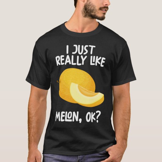 Ik hou echt van Melon. T-shirt (Voorkant)