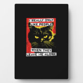 Ik hou echt van mensen als ze me met rust laten fotoplaat (voorkant)