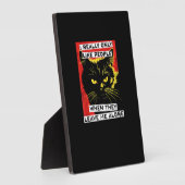 Ik hou echt van mensen als ze me met rust laten fotoplaat (Zijkant)