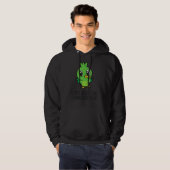 Ik hou echt van mensvogels. hoodie (Voorkant volledig)