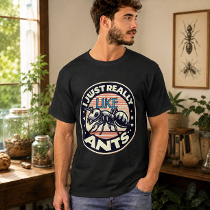 Ik hou echt van mieren voor liefhebbers t-shirt